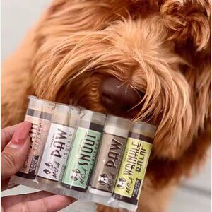 Natural Pet Balm and Soothers Bundle Dog Cat Set of 5 Snout Paw Care Animal